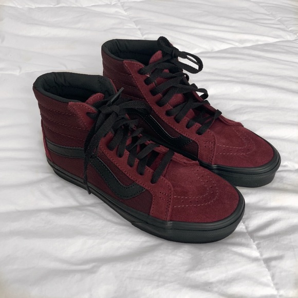 vans sk8 hi maroon